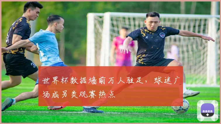 世界杯数据墙前万人驻足，球迷广场成另类观赛热点