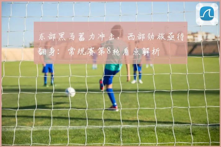 东部黑马蓄力冲击，西部劲旅亟待翻身：常规赛第8轮看点解析
